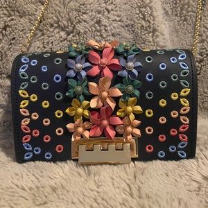 Gradient floral Zac Posen Crossbody